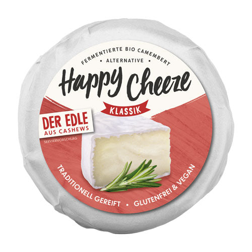 Happy Cheeze, Vegansk camembert-alternativ af fermenterede cashews, Øko
