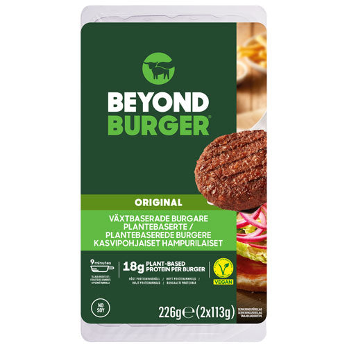 Beyond Meat Burgerbøffer, 226g/2stk (holdbarhed - 15 dage i køleskab)