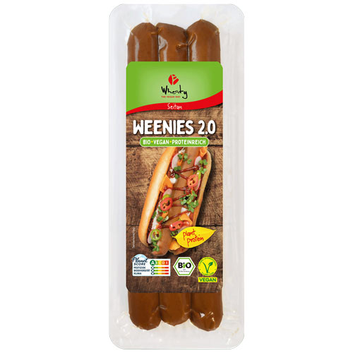 Wheaty Veganske pølser - Weenies 2.0 - Øko