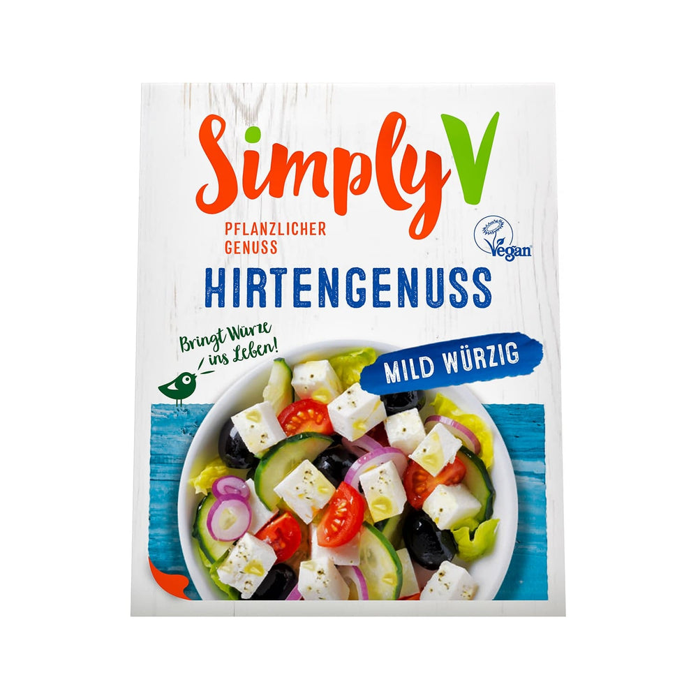 Simply V, vegansk Salat Ost-alternativ, 150g - bedst før 11/8