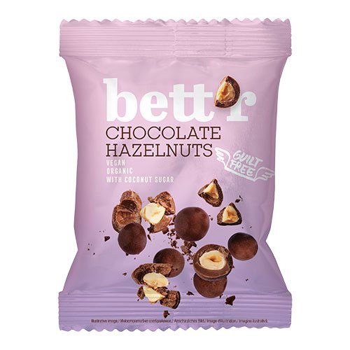 laktosefri chokolade med nรธdder - bettr - vegansk รธko