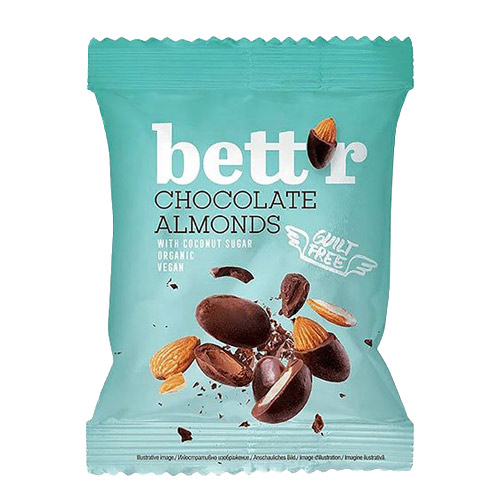 laktosefri mælkefri chokolademandler - bettr