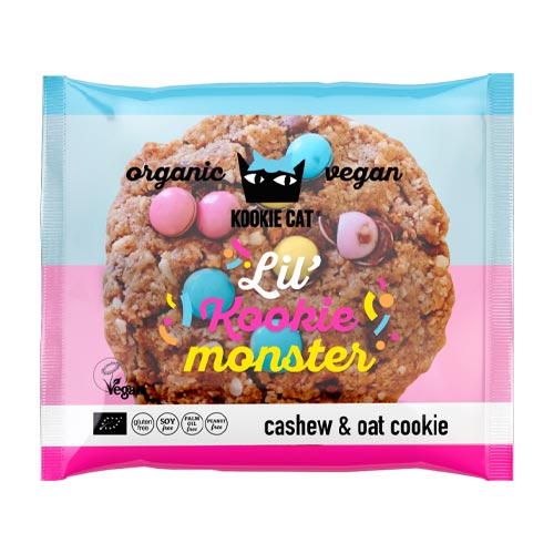 Kookie Cat - Lil' Kookie Monster Cookie, glutenfri, mælkefri, Øko