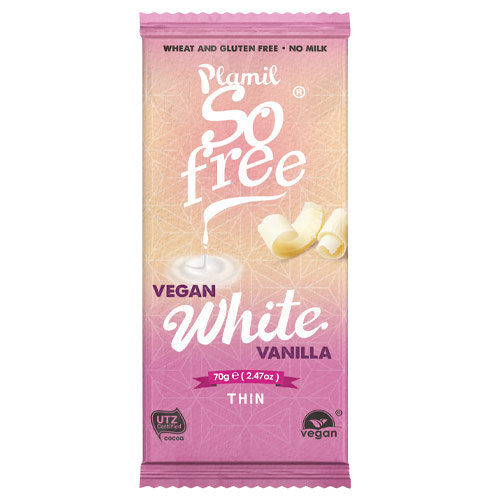 So Free - Mælkefri hvid chokolade, Laktosefri, Glutenfri