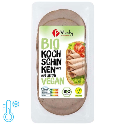Vegansk skinke-alternativ i skiver - vegansk hamburgerryg