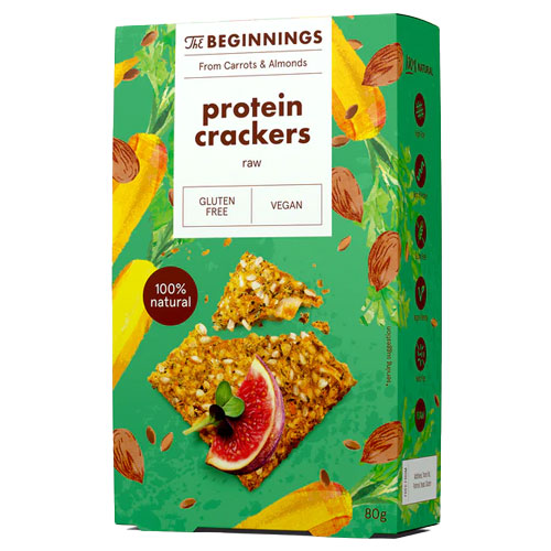 Glutenfri kiks - veganske protein crackers