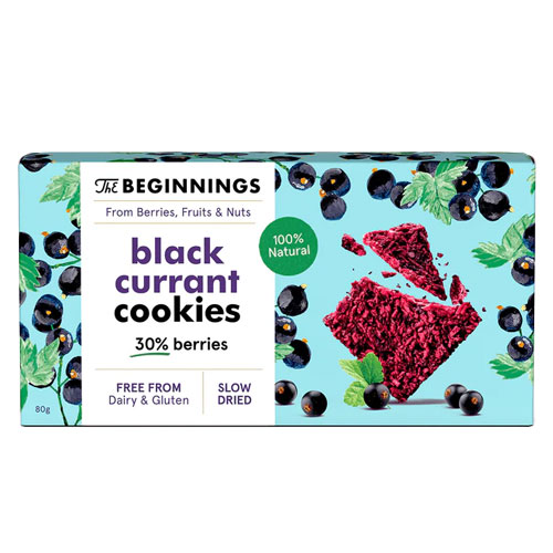 Glutenfri cookies med solbær