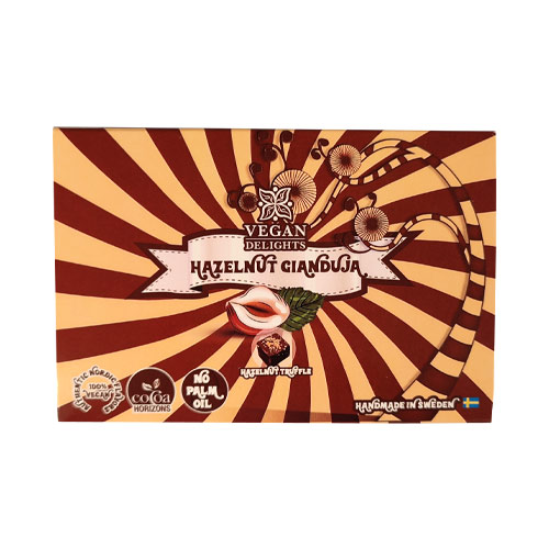 veganske praliner fyldte chokolader
