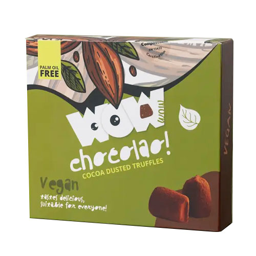 vegansk chokolade trøfler - vegansk gaveæske