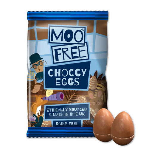 moo free veganske mini påskeæg - mælkefri