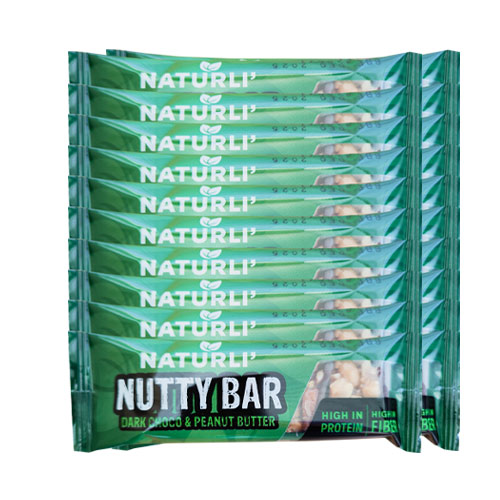 vegansk proteinbar storkøb naturli nutty bar