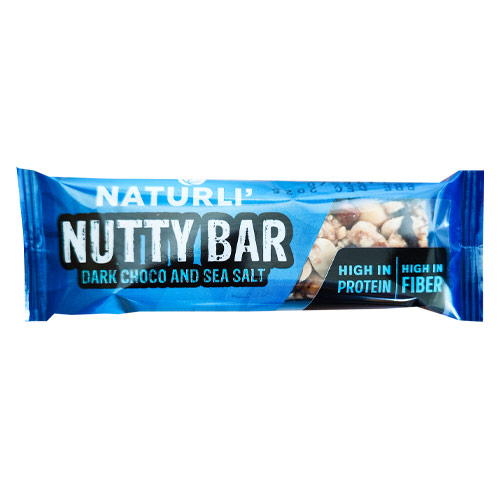 naturli vegansk protein bar med sea salt