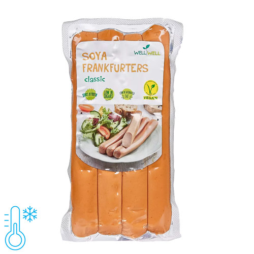 veganske pølser til hotdog - sojabaserede