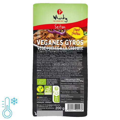 wheaty vegansk kebab gyros