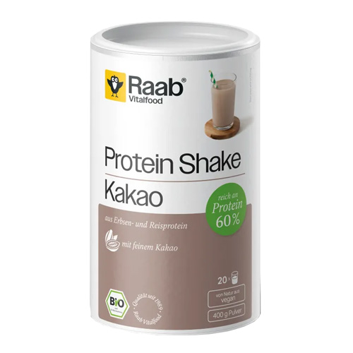 vegansk proteinshake pulver med kakao
