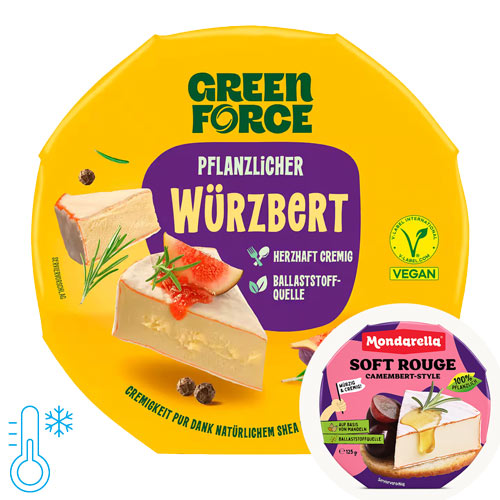 mælkefri og vegansk camembert mondarella nu green force