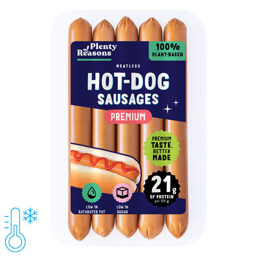 vegetariske hotdogpølser - veganske pølser