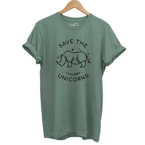 Vegansk tøj med print - -Outfitters---Save-The-Chubby-Unicorns
