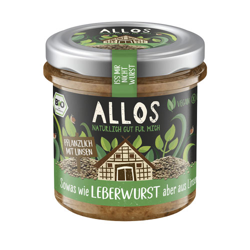 vegansk postej af linser - allos levepostej