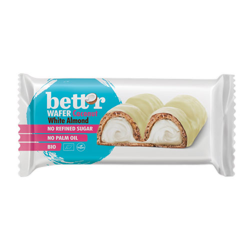 laktosefri chokoladevaffel fra bettr - vegansk hvid chokolade