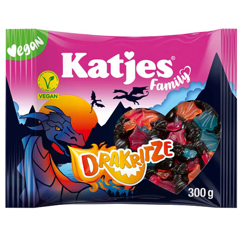 gelatinefri vingummi - katjes drager vegansk