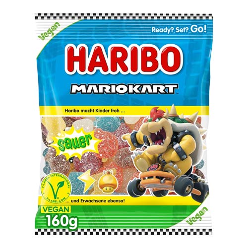 haribo vegansk slik mariokart