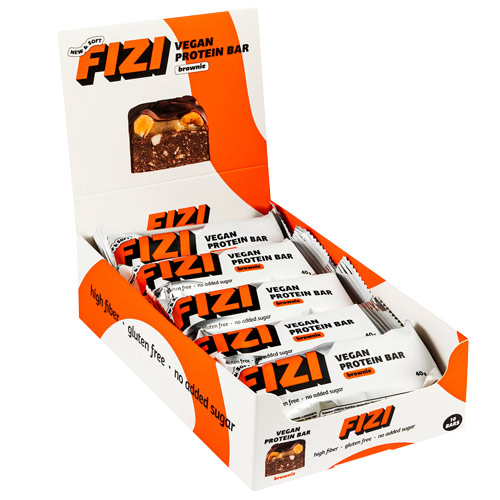 vegansk proteinbar med browniesmag - glutenfri
